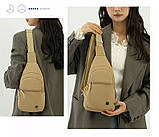 Нагрудна повсякденна сумка через плечі нового стилю сумка-месенджер оптом, фото 10