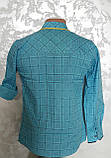Сорочка в клітинку на хлопчика 152 зросту BLUELAND Туреччина, фото 2