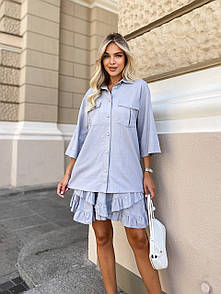 Костюжіночій (сорочка та спідниця) - Сірий