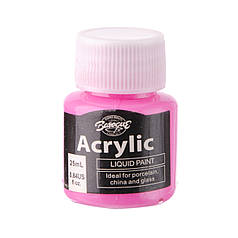 Фарба акрилова 25мл рожева 113