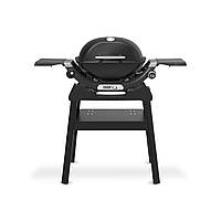 Газовий гриль Weber Q1200N Black з бічними столиками на підставці 1501085 Код: 013095