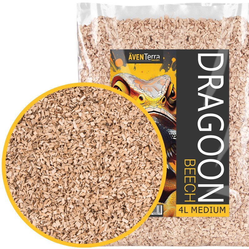 Натуральна деревна підстилка Aventerra DRAGOON Beech Medium 4л для рептилій, павуків і гризунів, фото 1