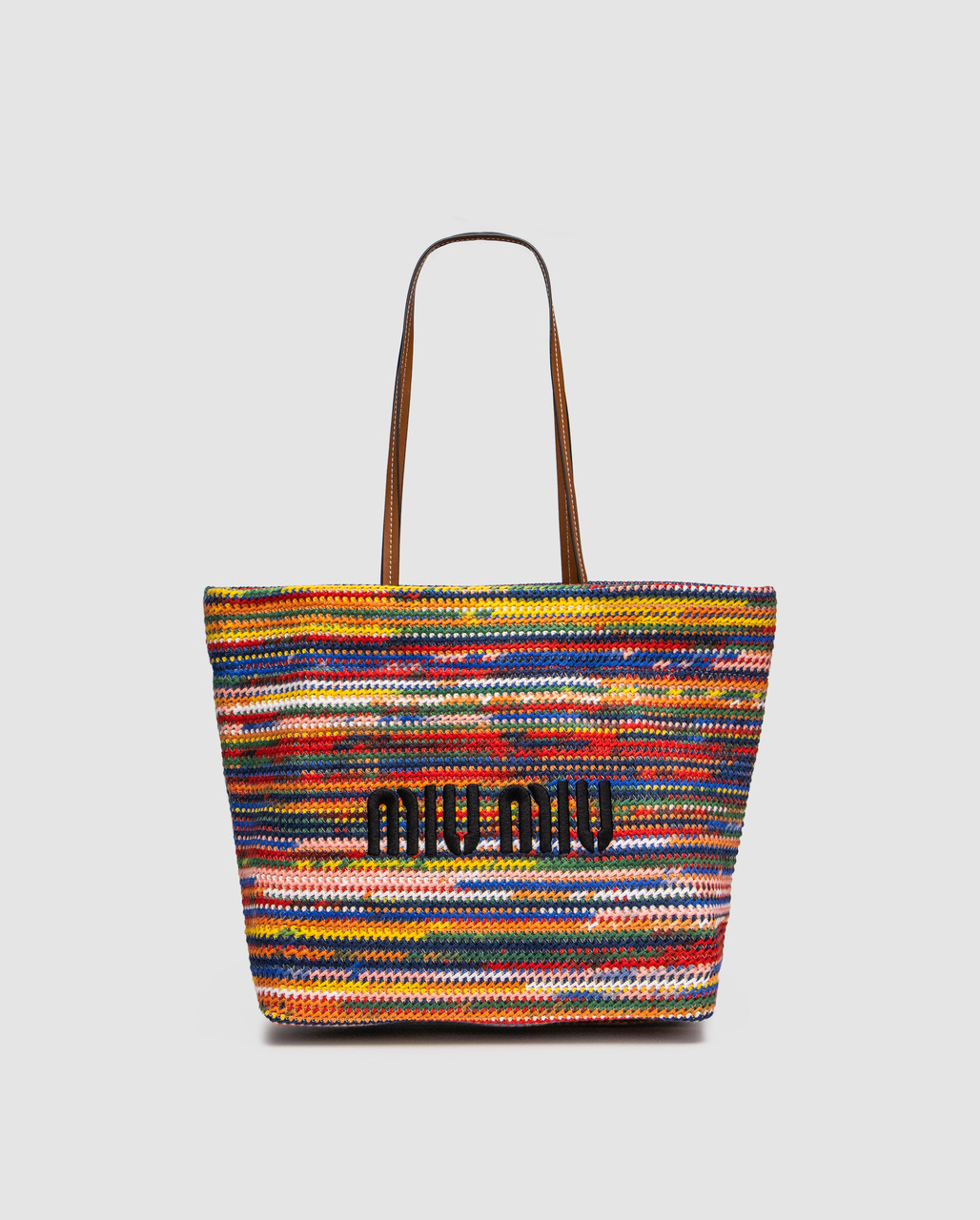 💎 Miu Miu Crochet Tote Bag Multicolored 45 х 33 х 15 см, фото 1
