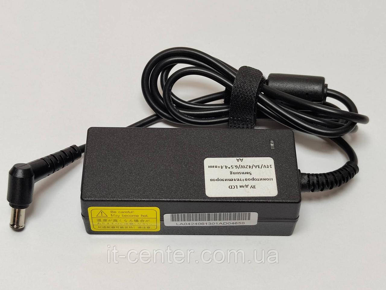 ЗП для LCD моніторів+телевізорів Samsung 14V/ 3A/ 42W/ 6.5*4.4