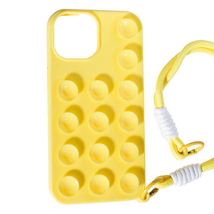 Чохол Selfie Case для Apple iPhone 13/14/15 Yellow, фото 1