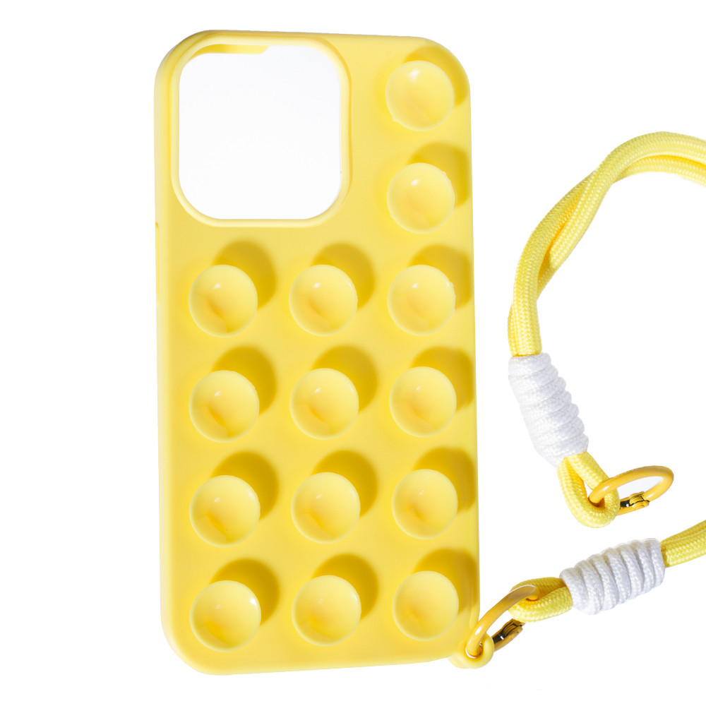Чохол Selfie Case для Apple iPhone 14 Pro Max/15 Pro Max Yellow