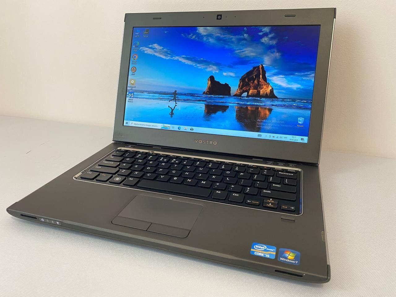 Б/в Ноутбук Б-клас Dell Vostro 3360 13.3" 1366x768| Core i5-3317U| 8 GB RAM| 240 GB SSD| HD 4000