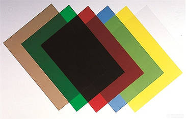 Обкладинка A4 пластик, прозорий різнокольоровий, 180мкм, 100шт./уп. (код 36564)