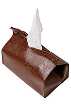 Серветниця настільна коричнева Сумочка ТМ ПРОВАНС
