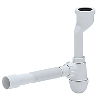 Сифон для пісуара Zerix SP-01 з гофртрубою (ZX5094)