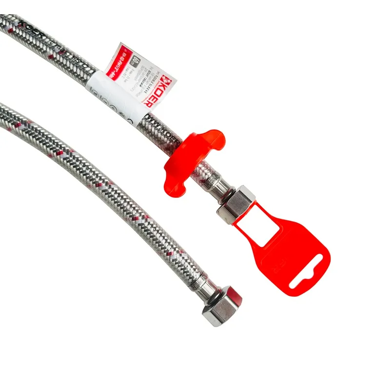 Гнучка підводка в силіконовій оболонці Koer KH-02-FF1/2"-1200 (KR3518), фото 1