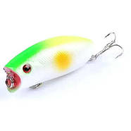 Плавающий, поверхностный воблер волкер поппер Malas (3в1) на щуку, окуня, жереха, 55мм, 10g, фото 3