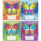 Зошит на 24 аркуші з кольоровою обкладинкою в клітинку "Мрії" "mix" Упаковка 16 шт., фото 10