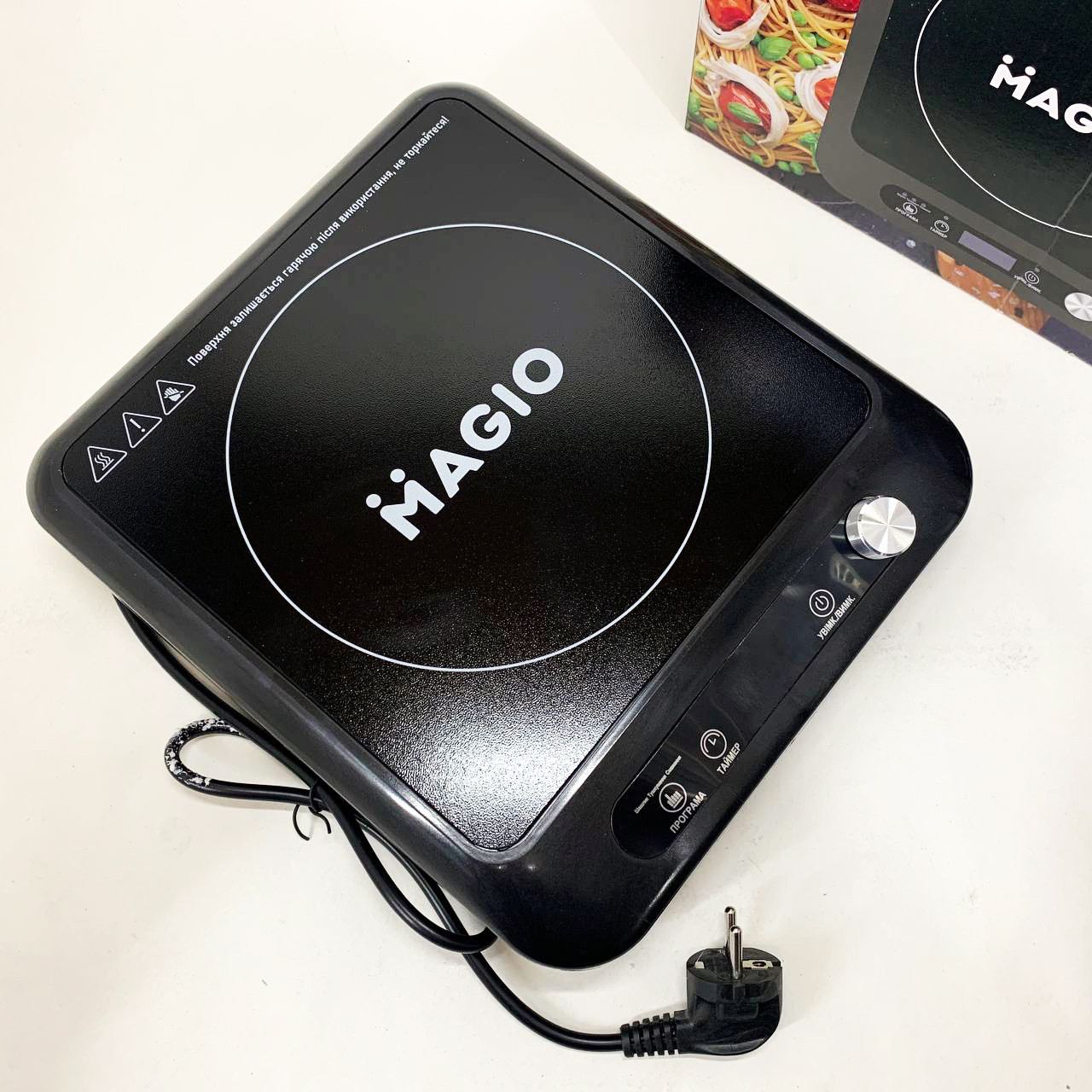Настільна потужна плита Magio, Електро електроплити, Сенсорна інфрачервона плита, Стильна електроплита JY-83