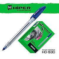 Ручка масляна Hiper Unik, 0,7мм, чорна, ЦІНА ЗА УП. 50ШТ, в кор. 15*3*3см, ТМ Hiper, фото 1