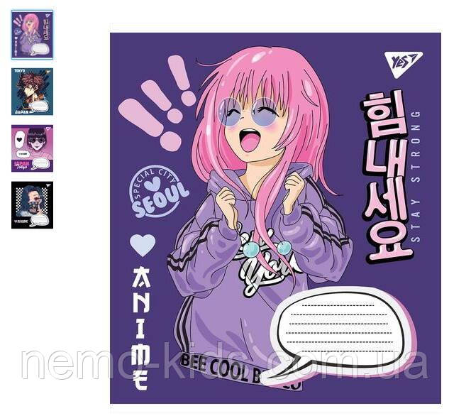 Зошит 36 арк., клітинка "Japan Tokyo", ЦІНА ЗА УП. 15ШТ, ТМ YES, Україна, фото 1