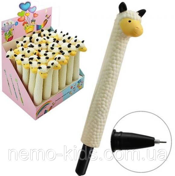 Ручка кулькова зі сквішем "Лама", ЦІНА ЗА 1ШТ (1296шт), фото 1