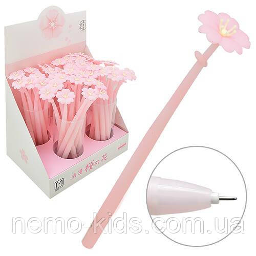 Ручка гелева "Сакура", 20см (1728шт), фото 1