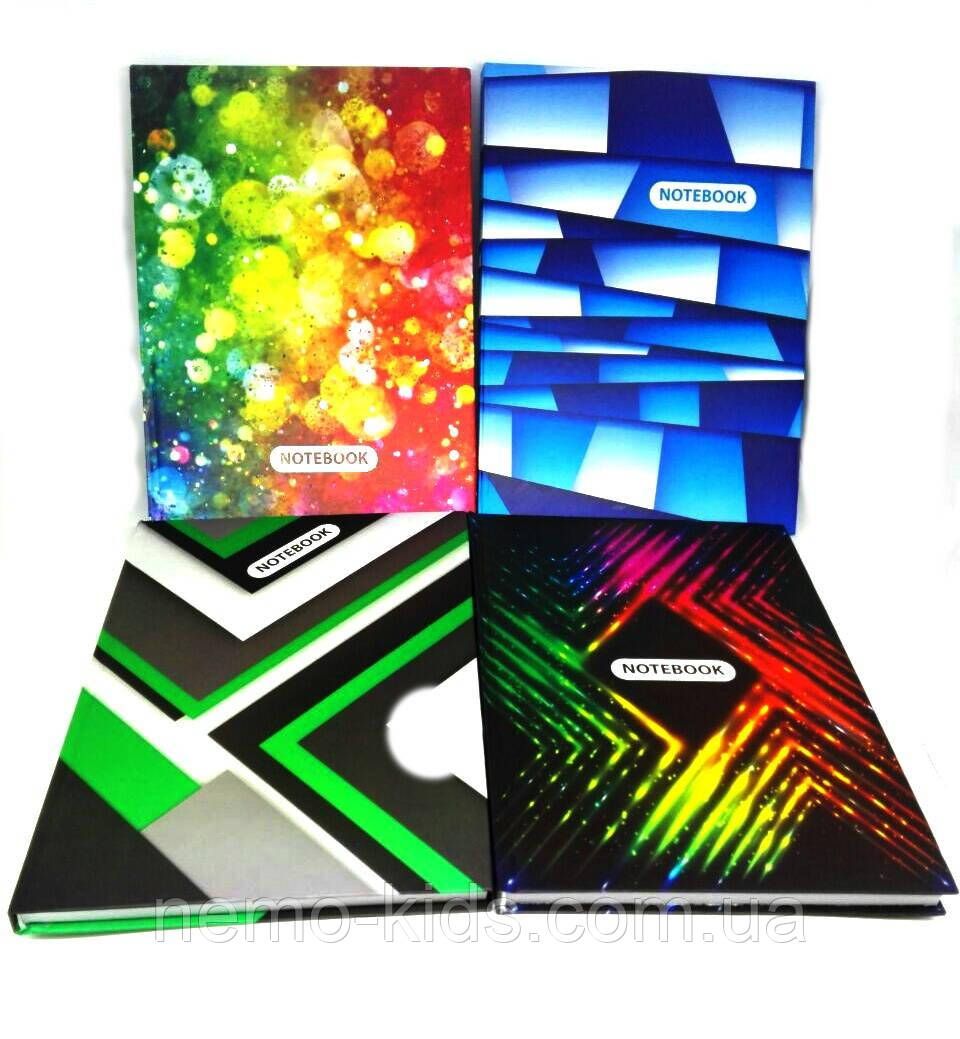 Зошит "Абстракція", А4, 176 арк., оф, клітинка, тверда обкладинка, 28*20,5см, ТМ Колорит, Україна, фото 1