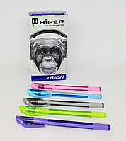 Ручка масляна HIPER TRION 0,7мм, синя, ЦІНА ЗА УП. 50ШТ, в кор. 15*8*8 см, ТМ HIPER