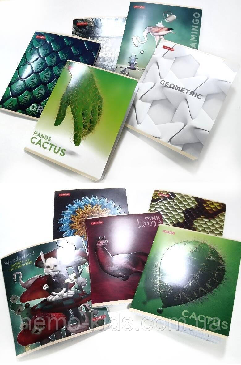 Зошит 48л, клітка, серія 3D з тисненням, ЦІНА ЗА УП. 10ШТ, ТМ Фемілі Лайн, фото 1