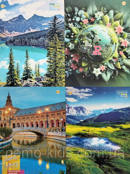 Зошит канцелярський А4, 48л, лінія, ТМ Тетрада, Україна, фото 1