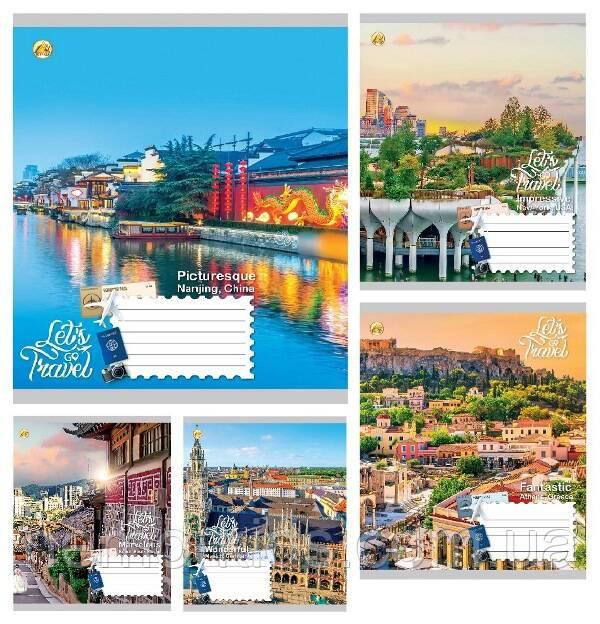 Зшитий 12 арк. = кол.обкладинка ЦІНА ЗА УП. 25ШТ, ТМ Тетрада, Україна, фото 1