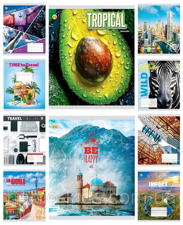 Зшитий 36 арк. # кол.обкладинка ЦІНА ЗА УП. 20ШТ, ТМ Тетрада, Україна, фото 1