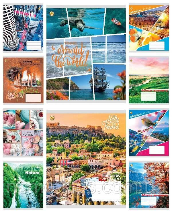 Зшитий 36 арк. # кол.обкладинка ЦІНА ЗА УП. 20ШТ, ТМ Тетрада, Україна, фото 1