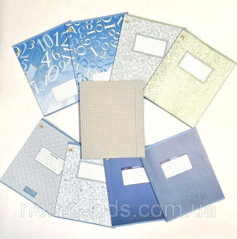 Зшитий 12 арк. # офсет "Тішка-2" (70г/м) 88% ЦІНА ЗА ПЗ. 50ШТ, ТМ Тетрада, Україна, фото 1