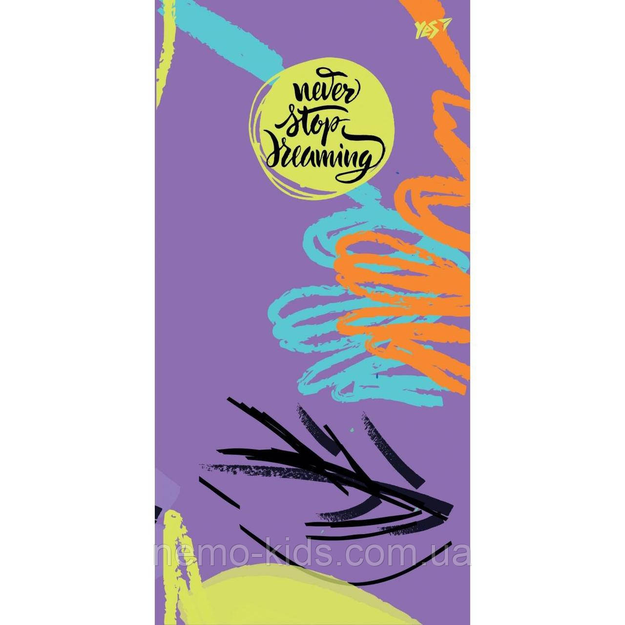 Блокнот 10*20см/64 КЛ. 7БЦ "Paint brush" ТМ YES, Україна, фото 1