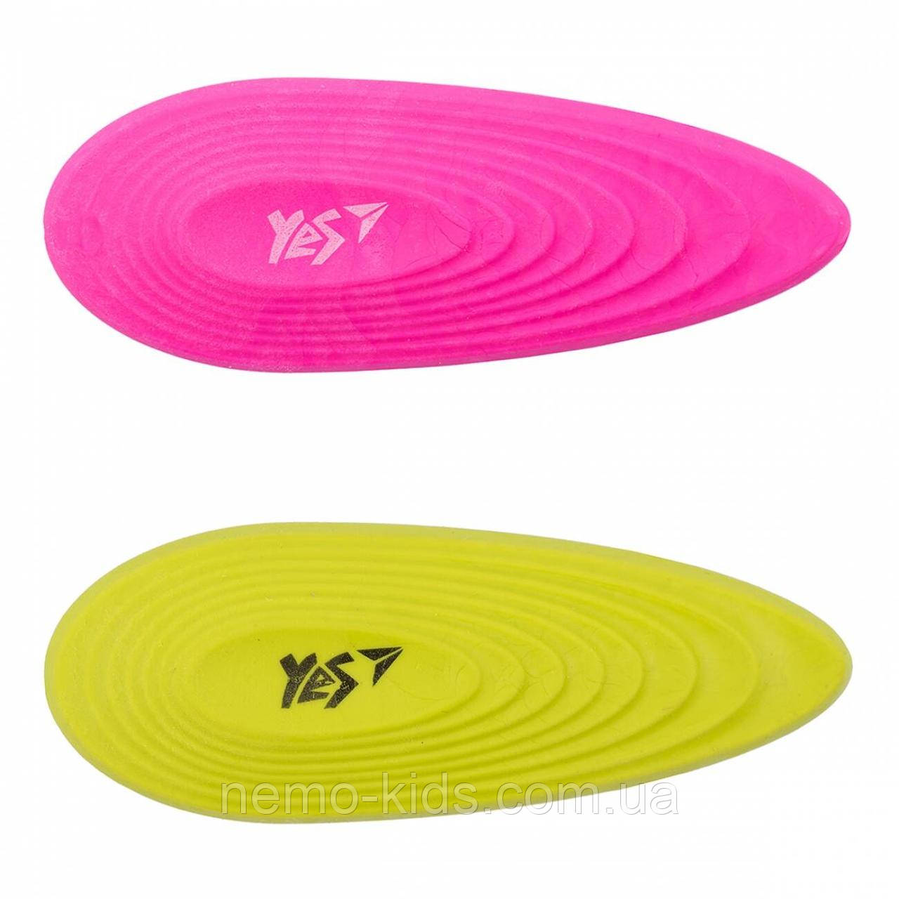 Гумка фігурна "Drop", 2 кольорів/уп., 7см, ТМ YES, Україна, фото 1