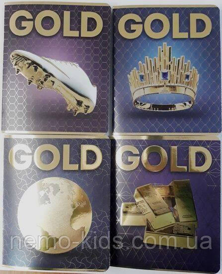 Зошит 48 арк. клітинка серія SUPER GOLD МІКС-1, ЦІНА ЗА УП. 10ШТ, ТМ Фемілі Лайн (10/200), фото 1