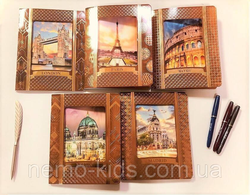 Зошит 48 арк. в клітинку ЦЕНА ЗА УП. 10ШТ, ФОЛЬГА (Золото, подвійна обкладинка з вікном, УФ-Лак), ТМ Фемілі, фото 1