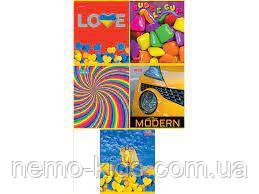 Зошит 60 арк. клітинка серія Неонові +УФ, ЦІНА ЗА УП. 10ШТ, ТМ Фемілі Лайн (10/160), фото 1