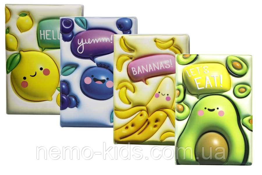 Блокнот А5, обкладинка з 3D ефектом, 80арк., пак.21*16см, фото 1