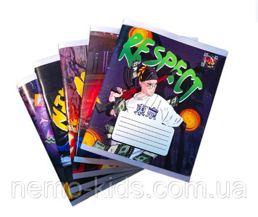 Зошити М5, 24аркуша, клітинка ЦІНА ЗА УП. 5ШТ, пак. 25*14*29см, фото 1