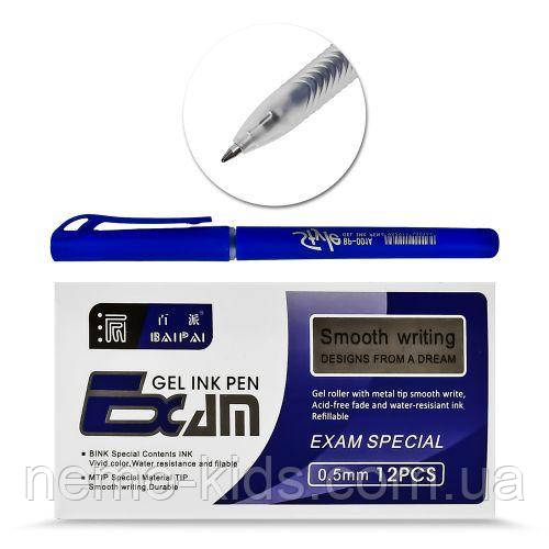 Ручка гелева синя, ЦИНА ЗА ПЗ. 12ШТ, в кор.15*8*2см (1728шт), фото 1