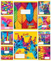 Зшитий 36 арк. # Фемілі Лайн УФлак Яскравий світ, упаковка 20шт, ТМ Тетрада, Україна