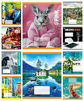 Зшитий 36 арк. # кольорова обкладинка Мікс-3, упаковка 20шт, ТМ Тетрада, Україна