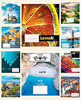 Зшитий 96 арк. # Люкс Мікс-1, упаковка 10шт, ТМ Тетрада, Україна