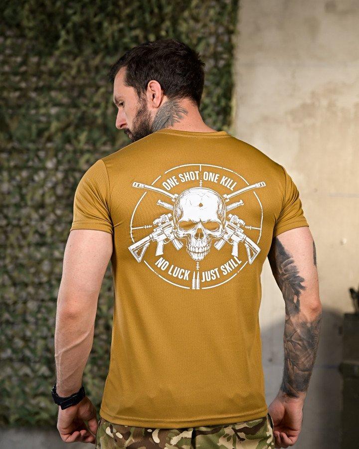 Тактична вологовідвідна футболка One Shot Coyote TDF