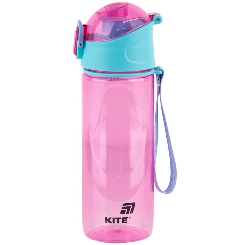 Пляшечка для води, 530 мл, рожева, фото 1