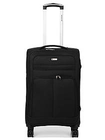 Валіза середня M тканина чорна 69х42х29(+5)см/77л/3.6кг/Worldline 619