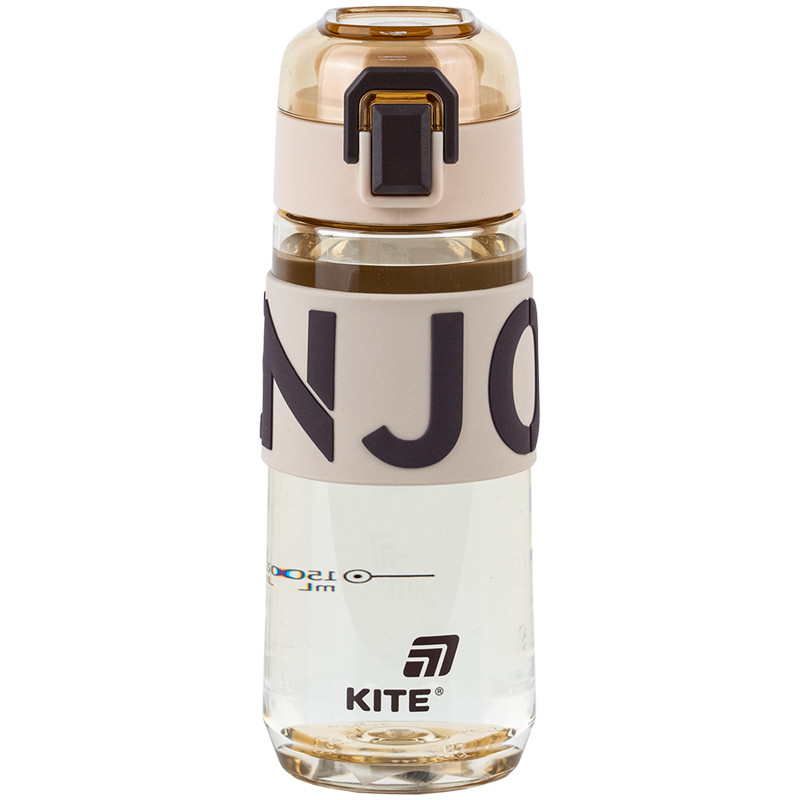 Пляшечка для води, 550 мл, коричнева, фото 1