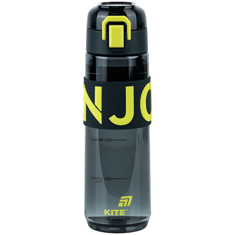 Пляшечка для води, 680 мл, чорно-жовта, фото 1