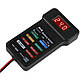 Тестер індикатор стану автомобільного акумулятора 12-24В з затискачами РК, фото 3