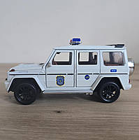 Машина металева Поліція Гелендваген 1:32 звук світло інерція відкр двері 17*6*7см (41393), фото 4