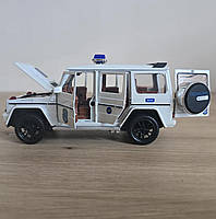 Машина металева Поліція Гелендваген 1:32 звук світло інерція відкр двері 17*6*7см (41393), фото 8