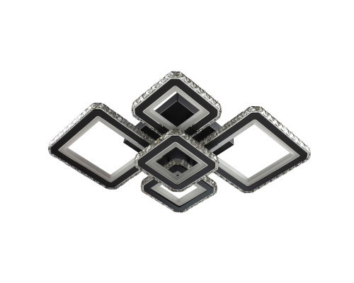 Люстра "кришталева" світлодіодна з пультом 3000-6000К 172Вт IP20 нікель хром